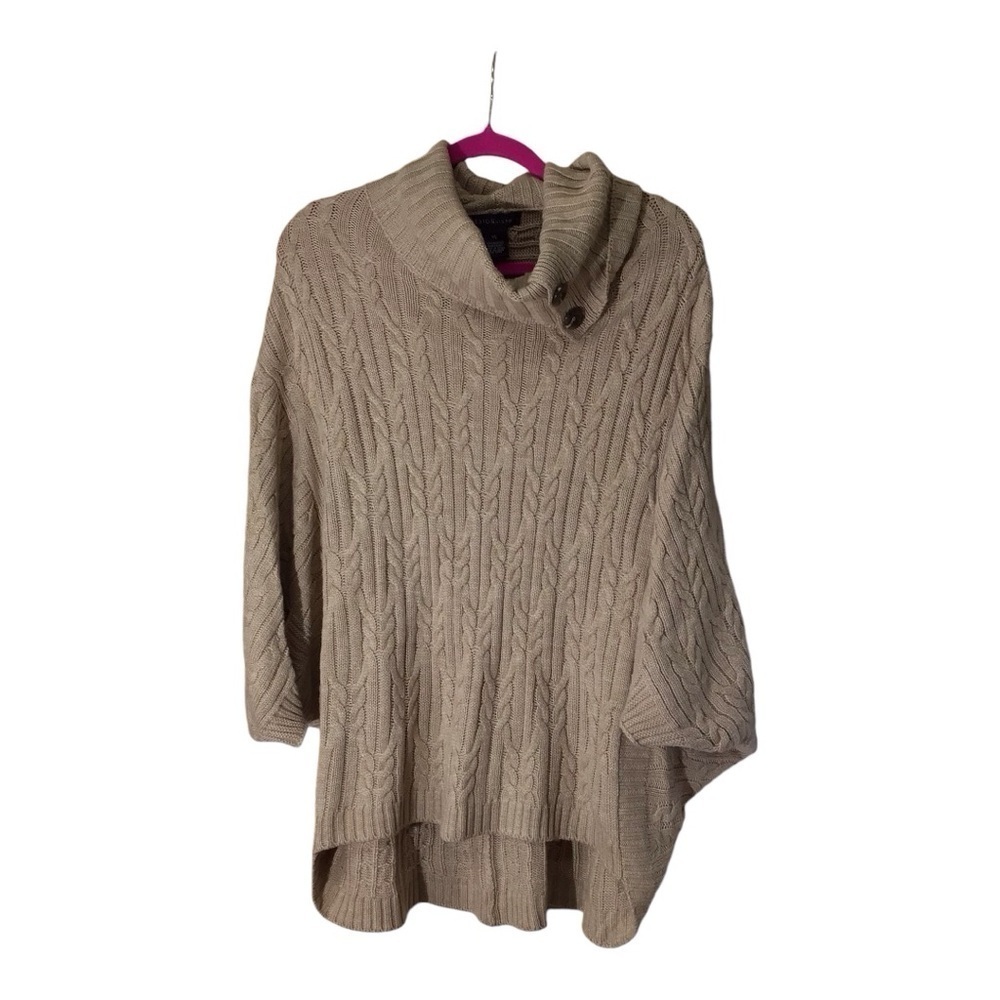 Design History Poncho Style Sweater EUC size XL